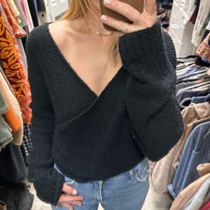 Free People black dress top